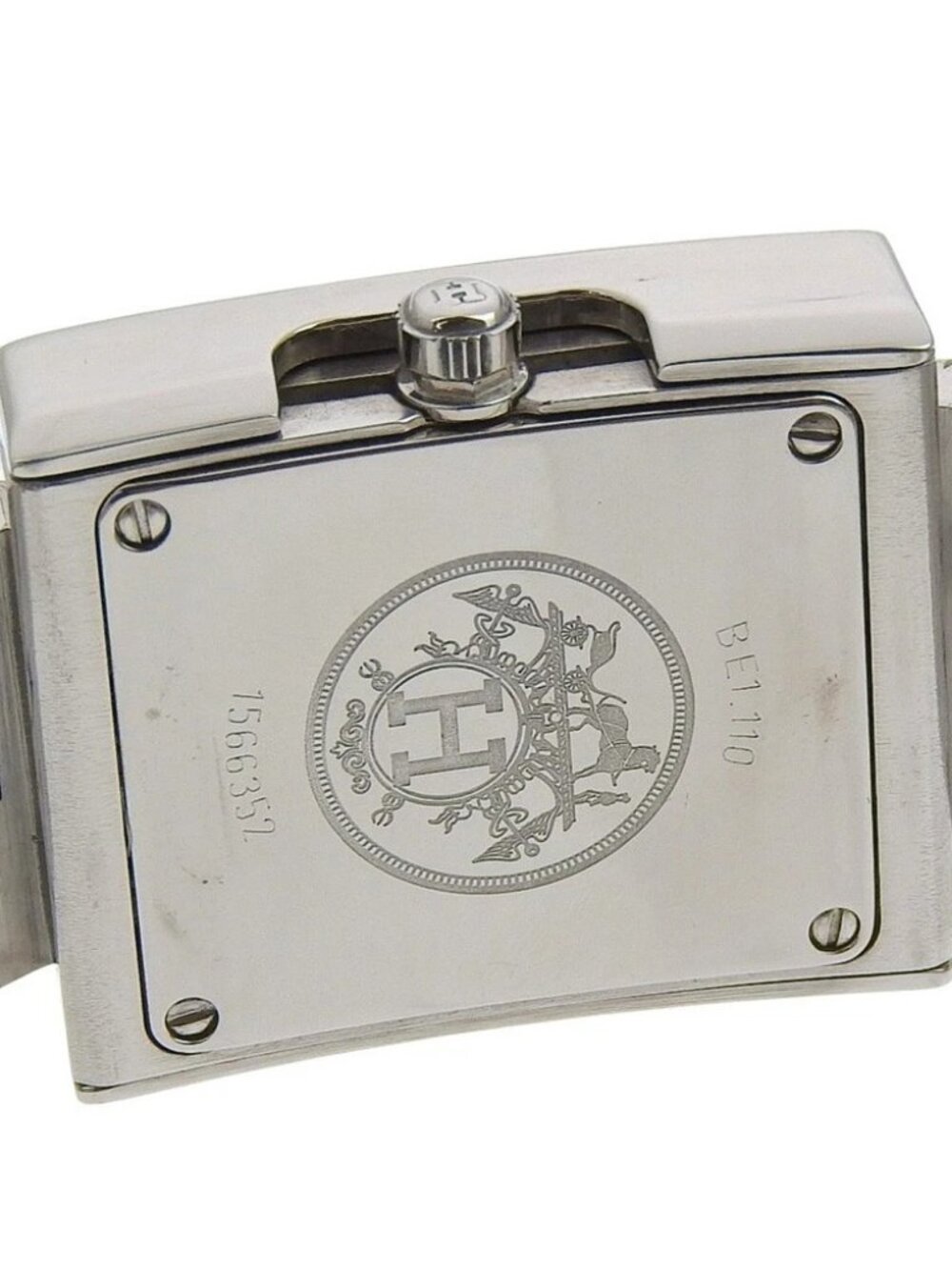 HERMES Belt watch Watches BE1.110 whiteDial Stainless Steel Quartz Analog ... - Picture 6 of 13